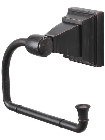 Stratton Toilet Paper Hook in Tuscan Bronze.